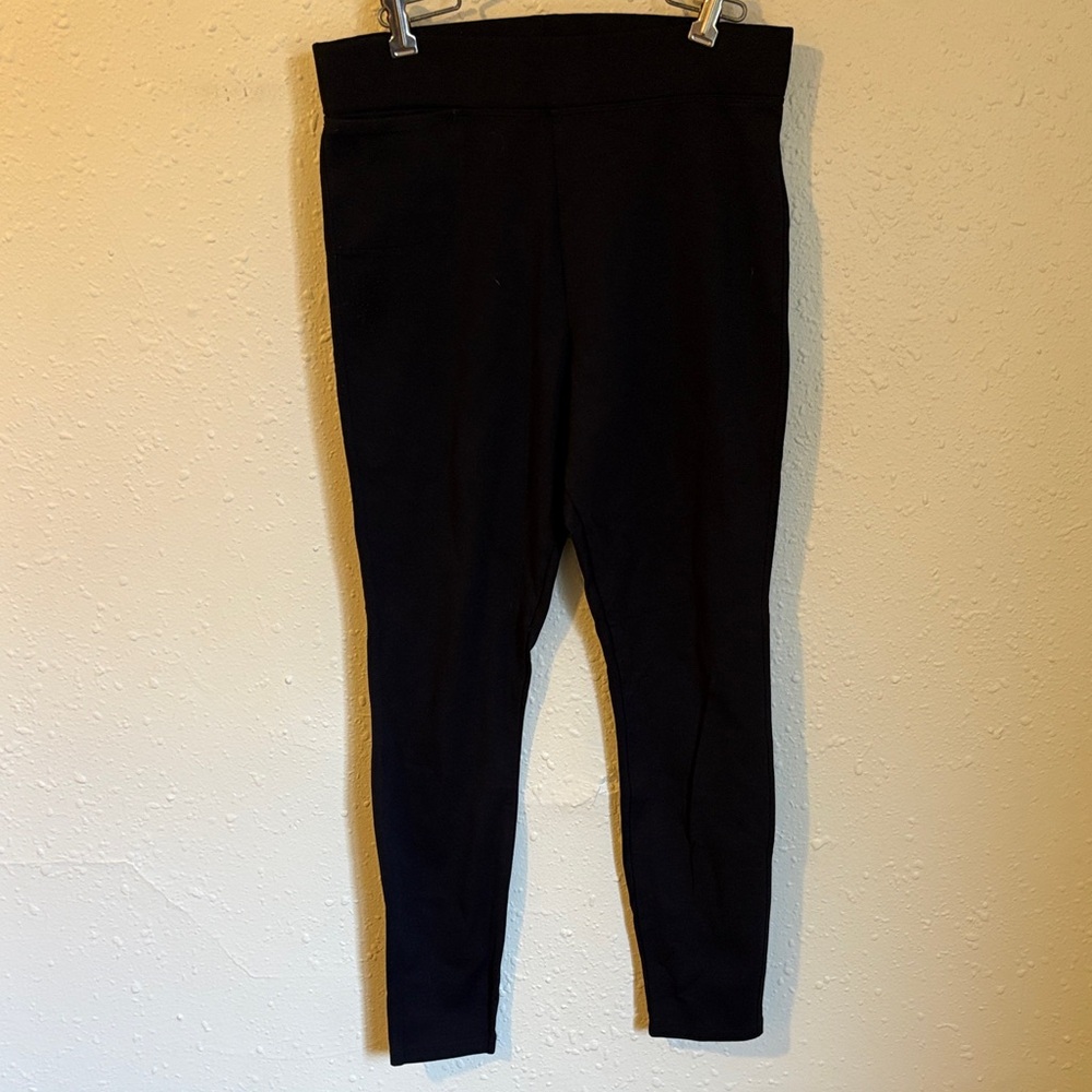 American Giant ponte pants - Black High-Rise Leggings